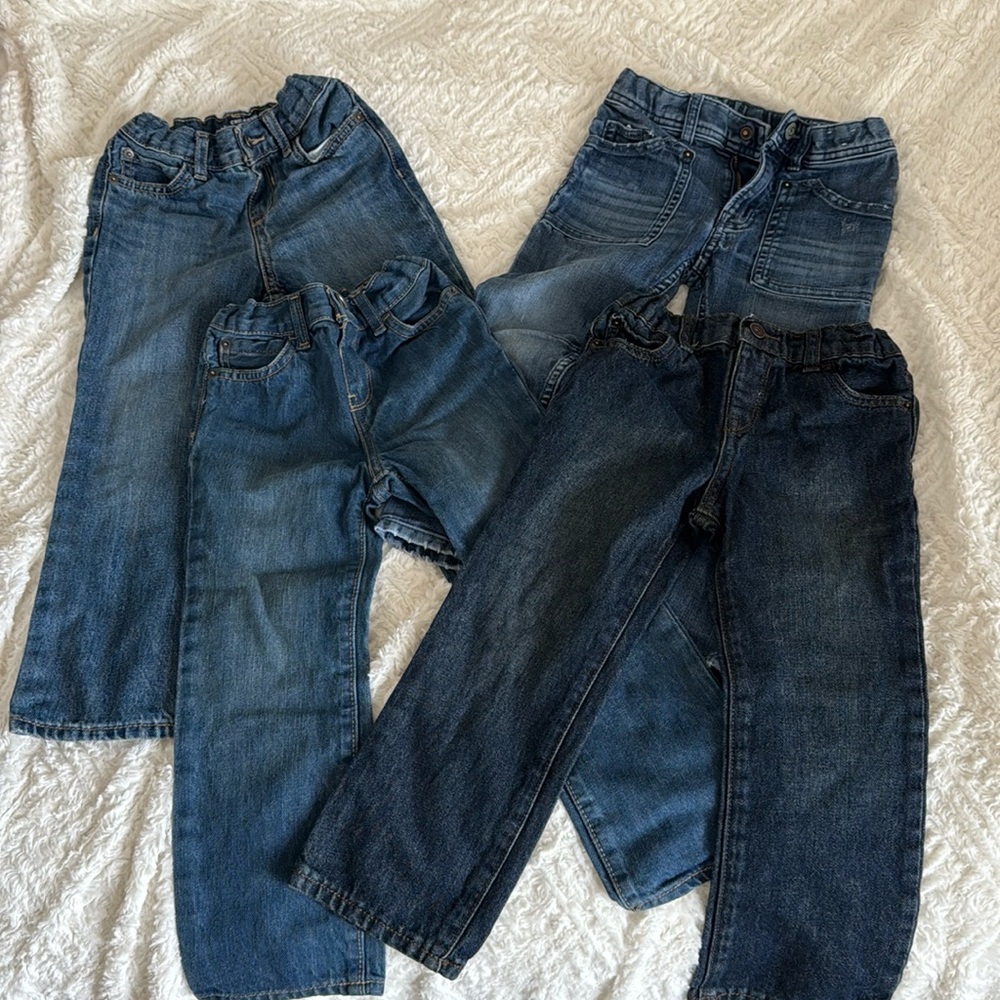 Lot of 4 size 4 children’s jeans
